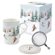 CHALET KRŪZE 350ML, PORCELĀNS, APAĻĀ DĀVANU KASTĒ