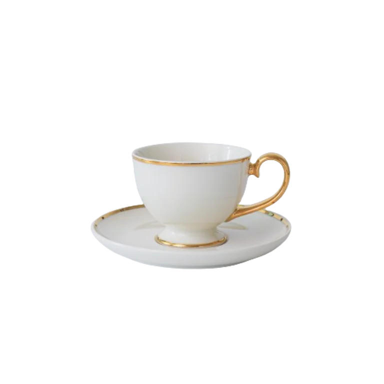 PRIMA GOLD TASE UZ KĀJAS 90ML, AR APAKŠTASI 12.5CM