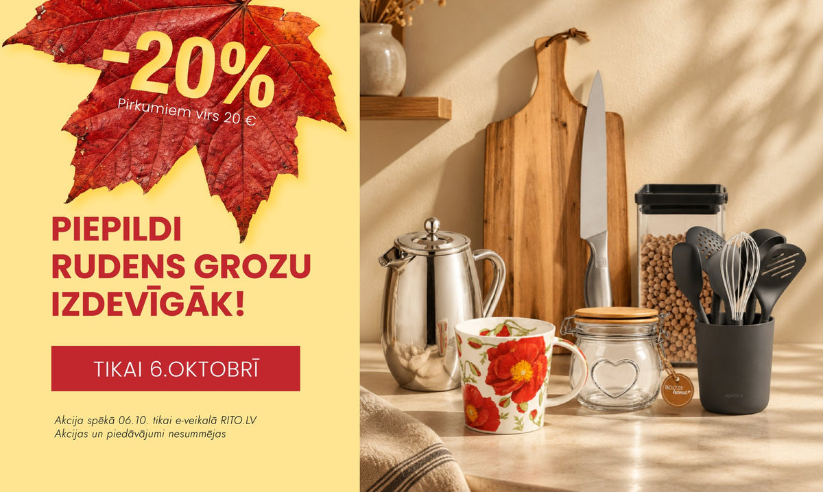 RITO Rudens grozs −20%