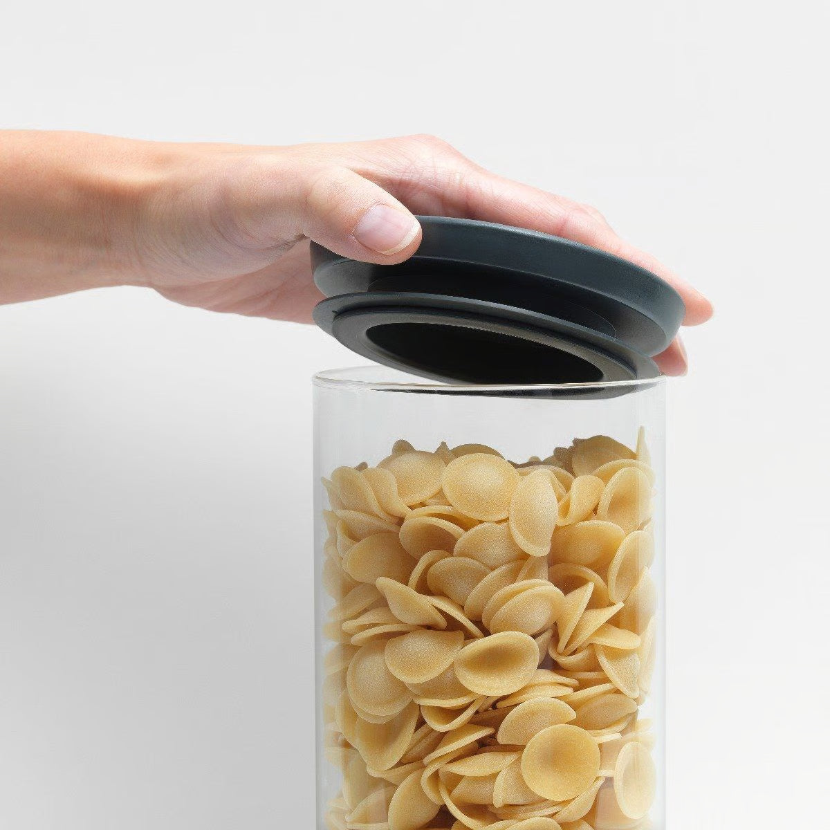 STORAGE CONTAINER 1,9 L, D 10,4 H 32,1, GLASS/PLASTIC