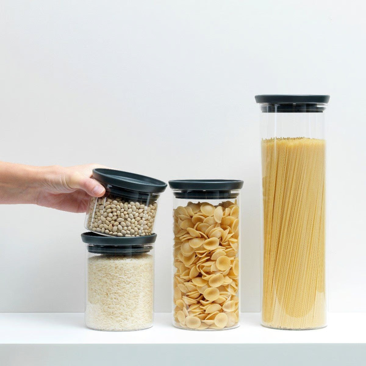 UZGLABĀSANAS TRAUKS 0,6 L, D 10,4 H 13, STIKLS/PLASTMASA