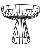 GROZS AUGĻIEM UZ KĀJAS, 30 CM, MELNS, METĀLS