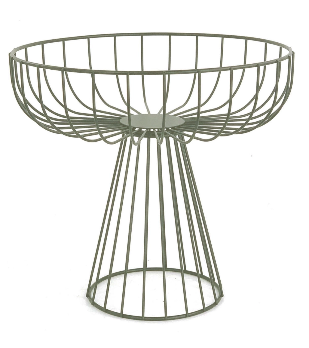GROZS AUGĻIEM UZ KĀJAS, 30 CM, ZAĻŠ, METĀLS