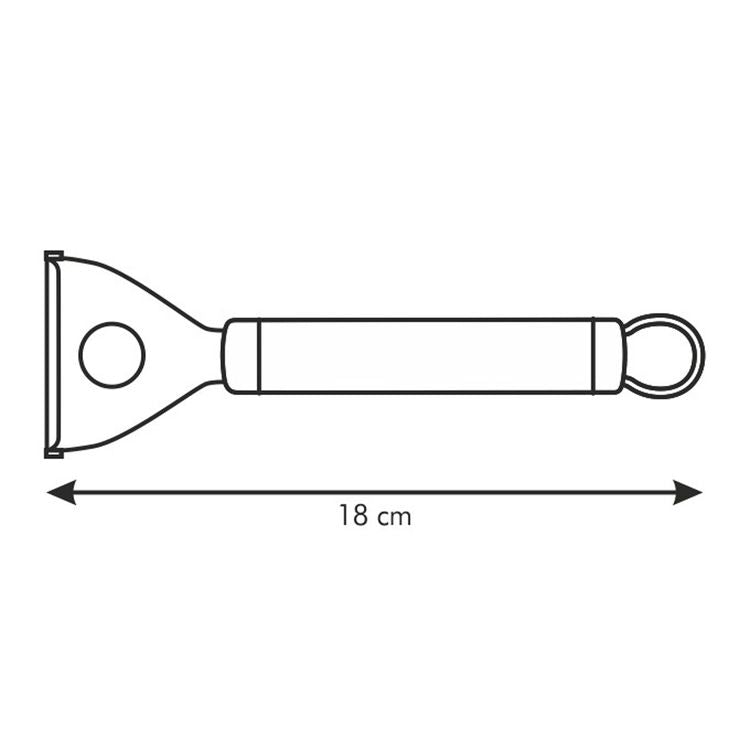 PRESIDENT ROOT PEELING KNIFE, Y-SHAPED