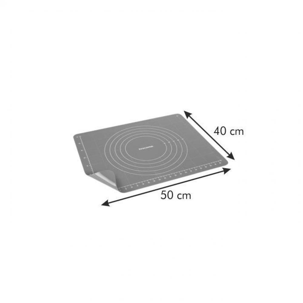 DELICIA SILICONPRIME PASTRY BOARD W CLIP 50X40, SILICONE, Tescoma
