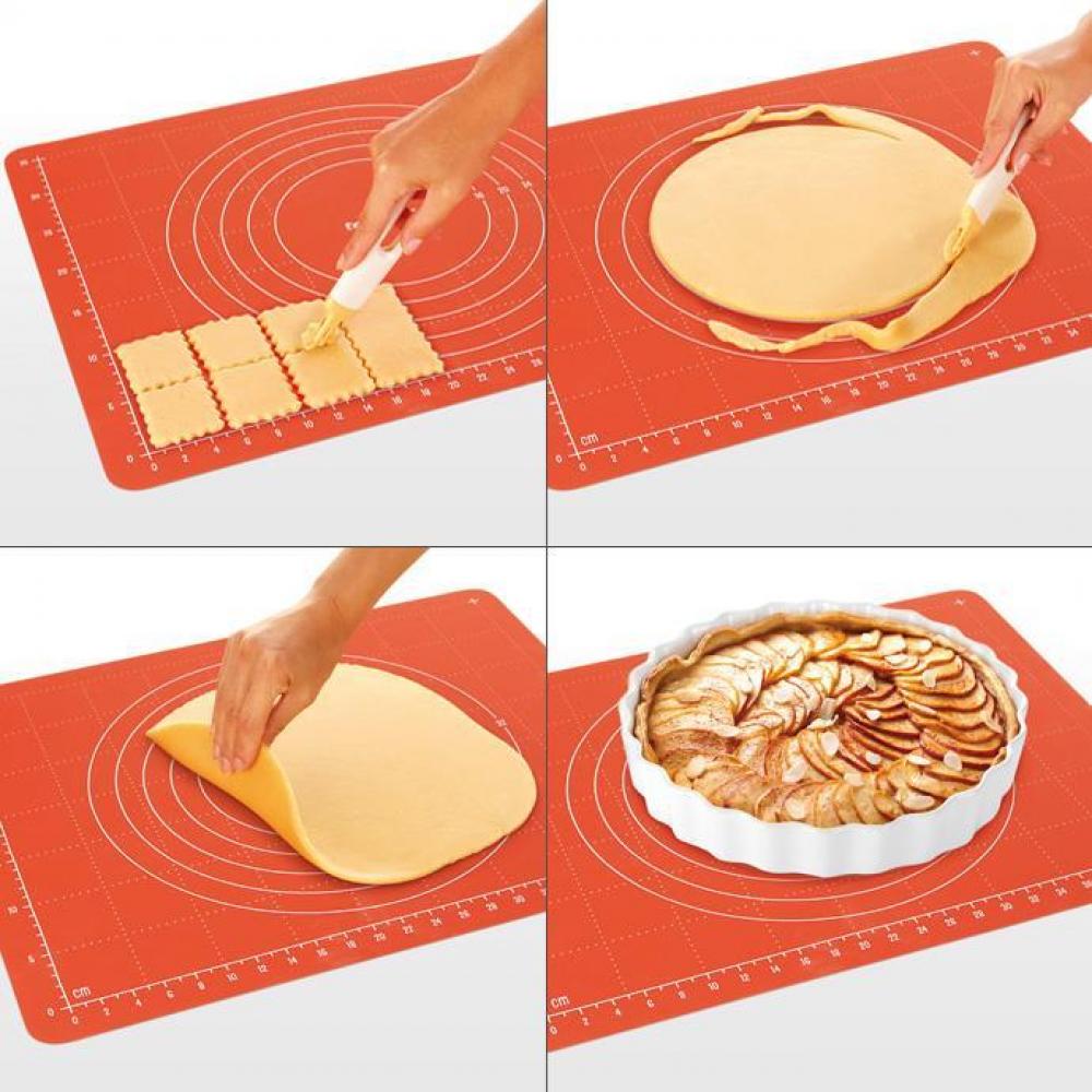 DELICIA SILICONPRIME PASTRY BOARD W CLIP 50X40, SILICONE, Tescoma