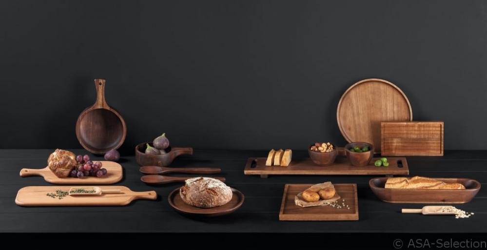 WOOD WOODEN PLATE ACACIA 30CM, ASA Selection