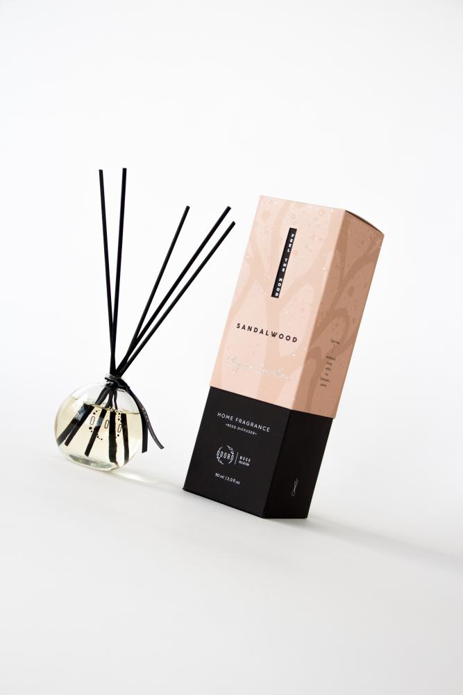 ODORO MOOD TELPU AROMATIZATORS SANDALWOOD 90ML, 10KOC., ODORO
