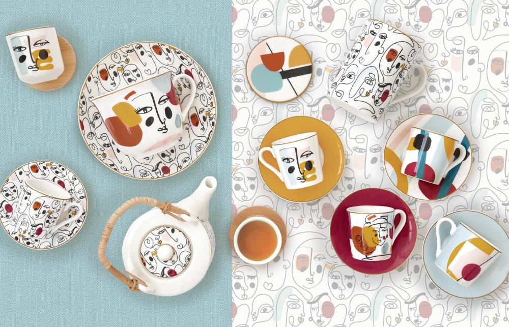 ATMOSPHERE MODERNISM BROKASTU TASE 400ML AR APAKŠTASI, Easy Life