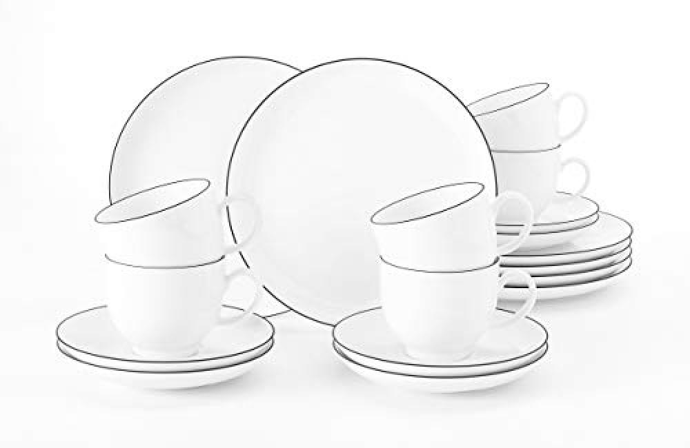 LIDO BLACK LINE KAFIJAS SERVĪZE 6PERS 18PR, Seltmann Weiden