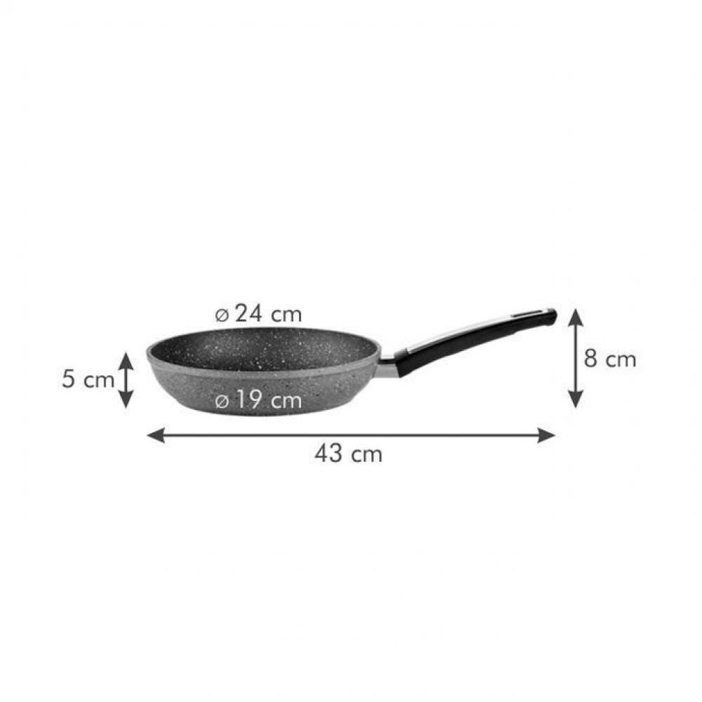 I-PREMIUM STONE FRYING PAN 24CM, INDUCTION, Tescoma
