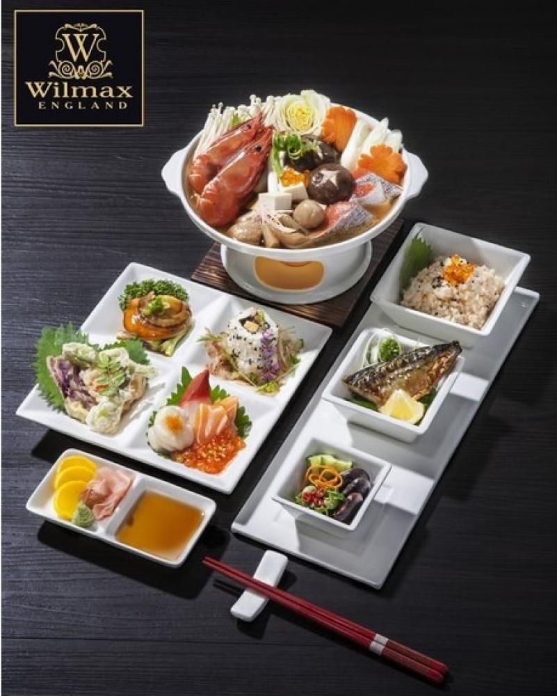 SUŠI/KANAPE SERVĒŠANAS ŠĶĪVIS 30.5X12CM, PORCELĀNS, Wilmax