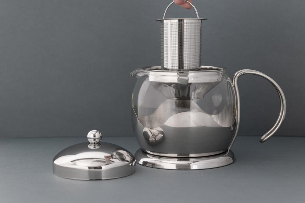 LA CAFETIÈRE ЧАЙНИК 1L, С СИТЕЧКОМ, НЕРЖ.СТ., La Cafetiere