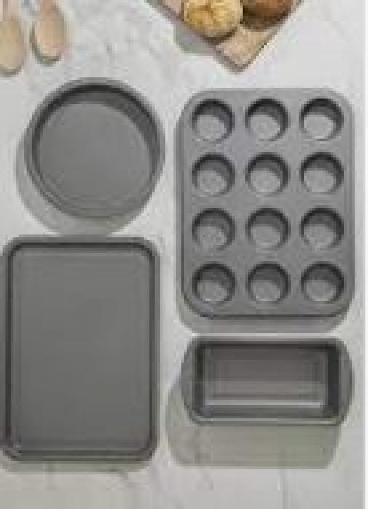 KITCHENCRAFT CEPAMPANNU KOMPL. 4 GAB, PELĒKS. TĒRAUDS, Kitchen Craft