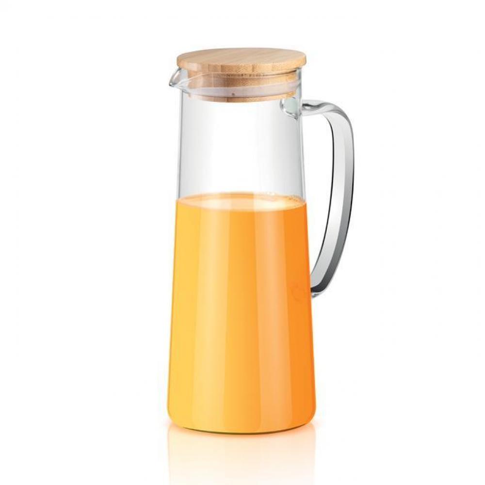 ONLINE SULAS KRŪZE AR VĀKU  1L, H23.5CM, BAMBUSS/STIKLS, Tescoma
