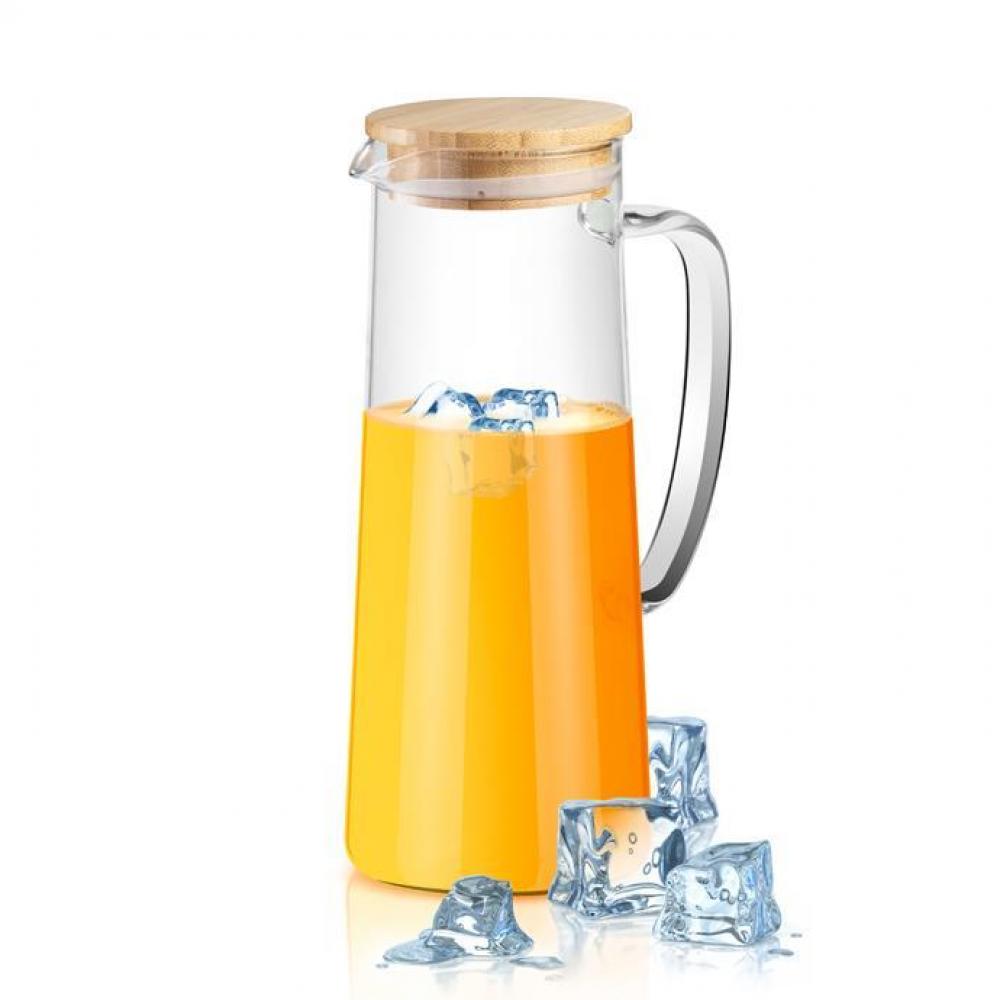 ONLINE SULAS KRŪZE AR VĀKU  1L, H23.5CM, BAMBUSS/STIKLS, Tescoma