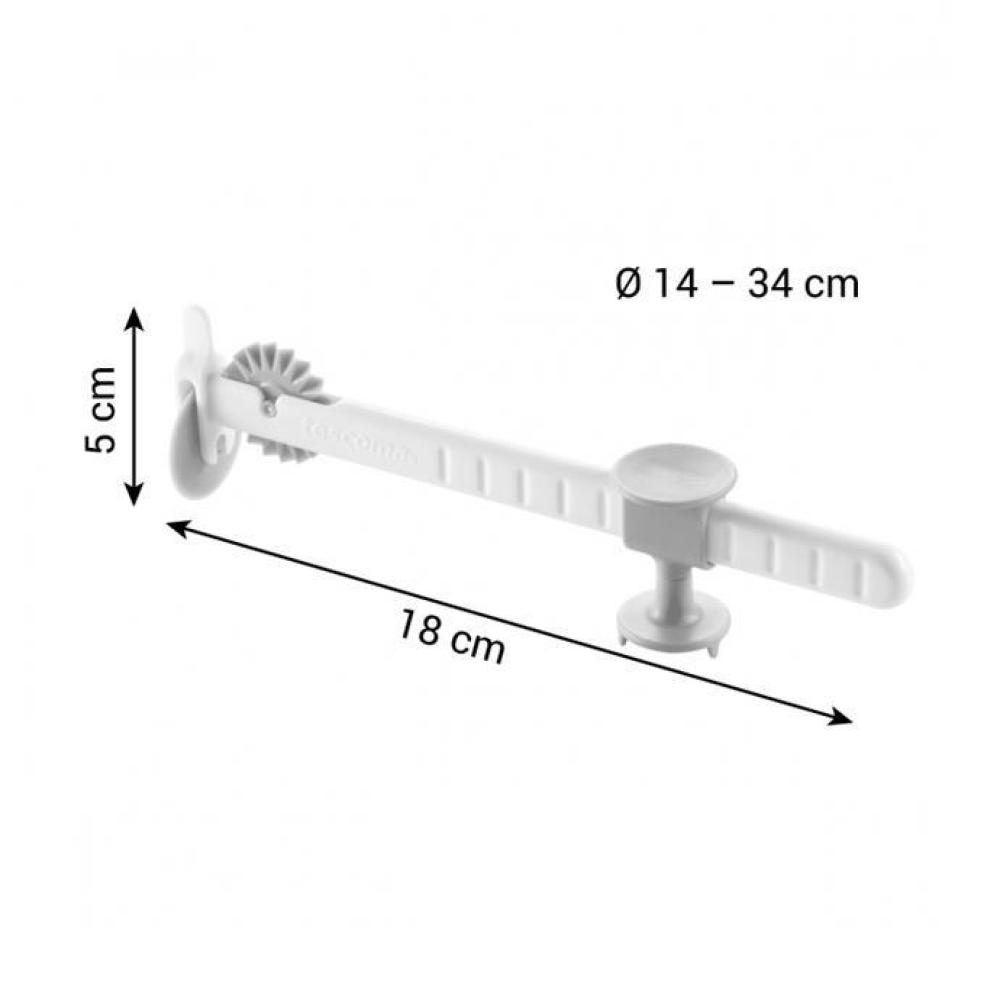 DELICIA MĪKLAS GRIEZĒJS D14-34CM, PLASTMASA, Tescoma