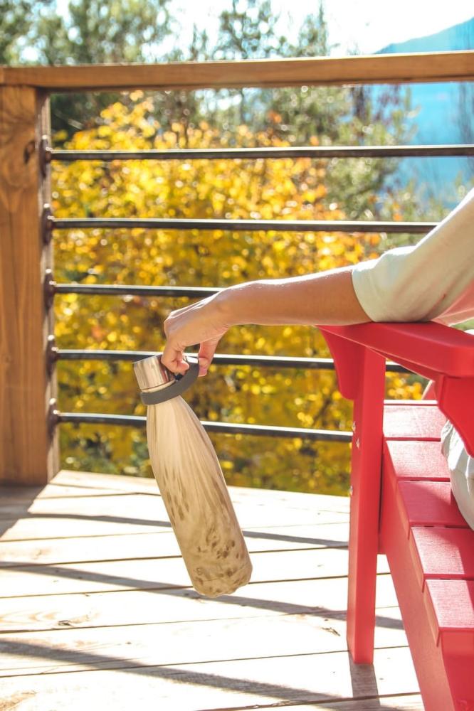 S'WELL HANDLE 8X5X2CM, FOR THERMOS BOTTLE, GRAY, SILICONE, Swell