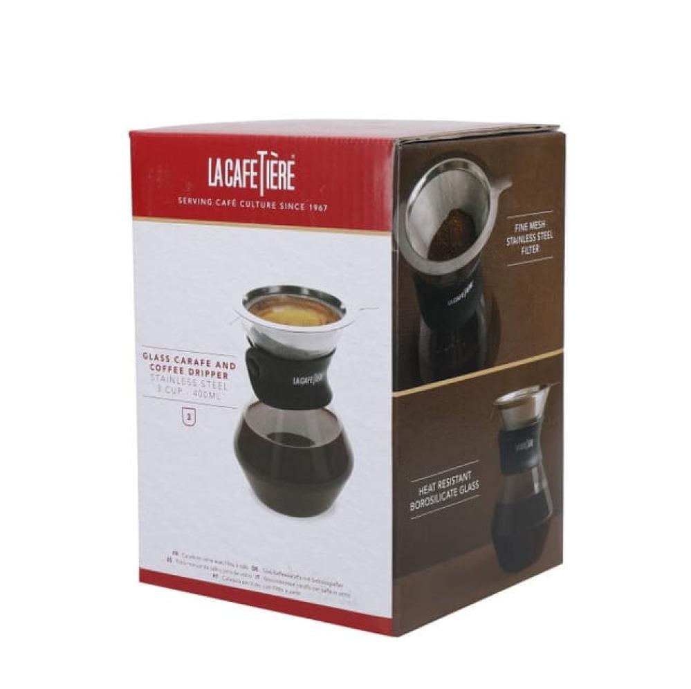LA CAFETIÈRE  KOHVI FILTRI/DEKANTERI KOMPLEKT 1L, KLAAS, La Cafetiere