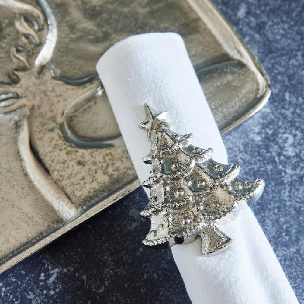 SALVEŠU TURĒTĀJS - GREDZENS 8X6X4.5CM, EGLĪTE, SUDRABA KR., ALUMĪNIJS, Werner Voss