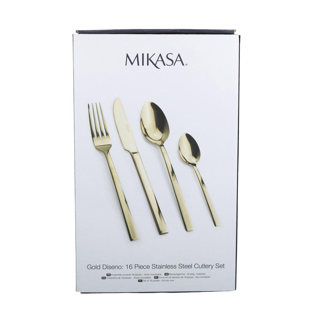 MIKASA CIARA DISENO GALDA PIEDERUMU KOMPL. 16 GAB, ZELTA KR., N/T, Mikasa