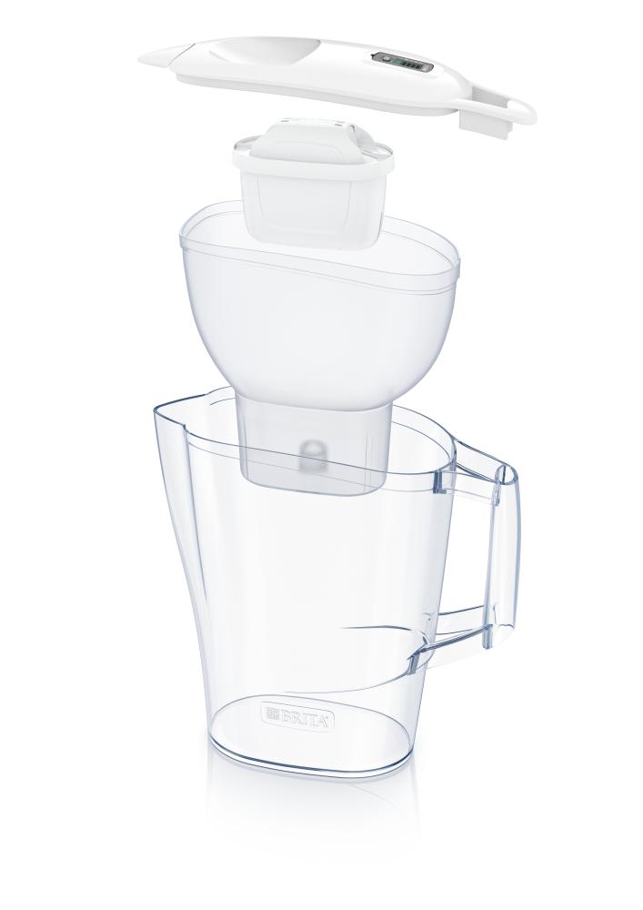 ALUNA MXPRO ŪDENS FILTRAKRŪZE 2.4L, BALTA, BRITA