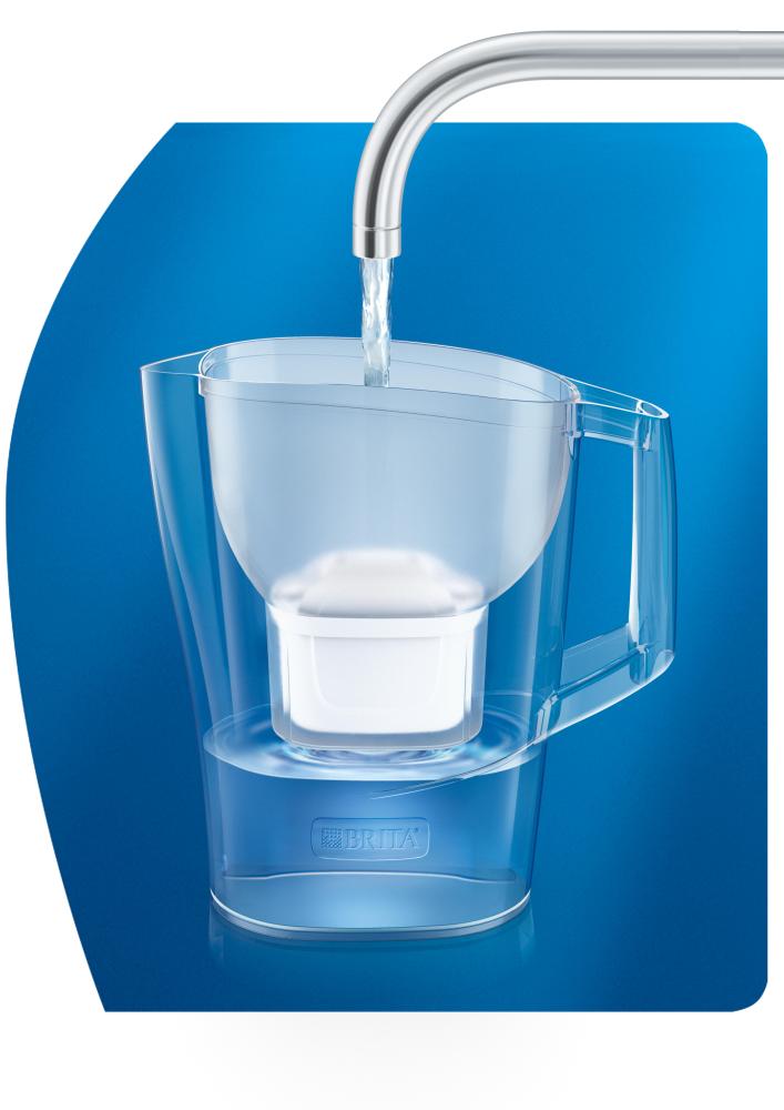 ALUNA MXPRO ŪDENS FILTRAKRŪZE 2.4L, BALTA, BRITA