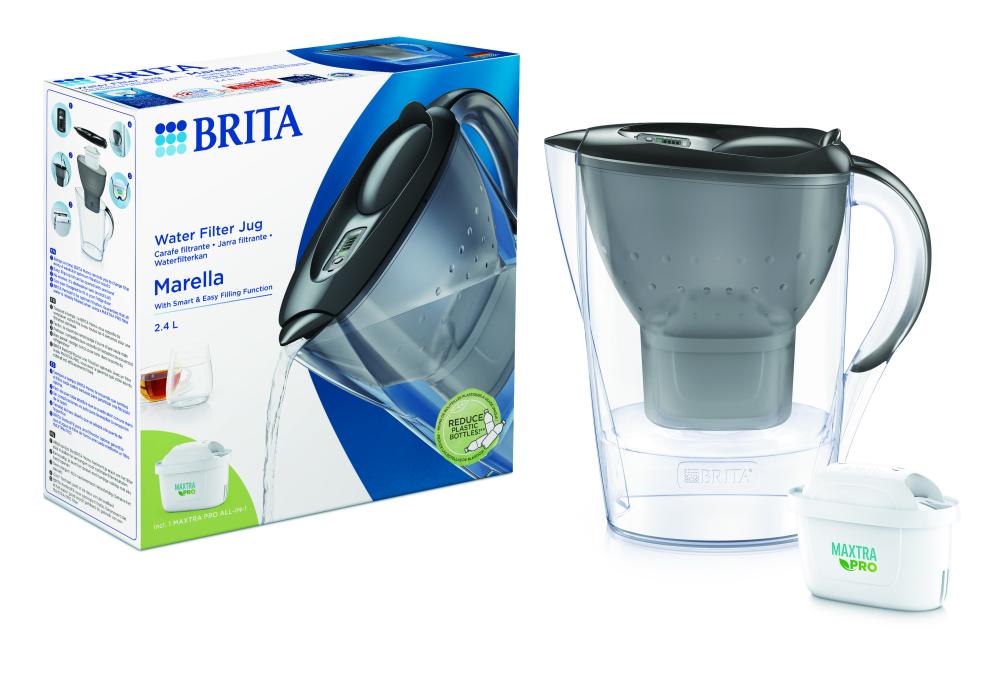 MARELLA MXPRO ŪDENS FILTRAKRŪZE 2.4L, GRAFĪTA, BRITA