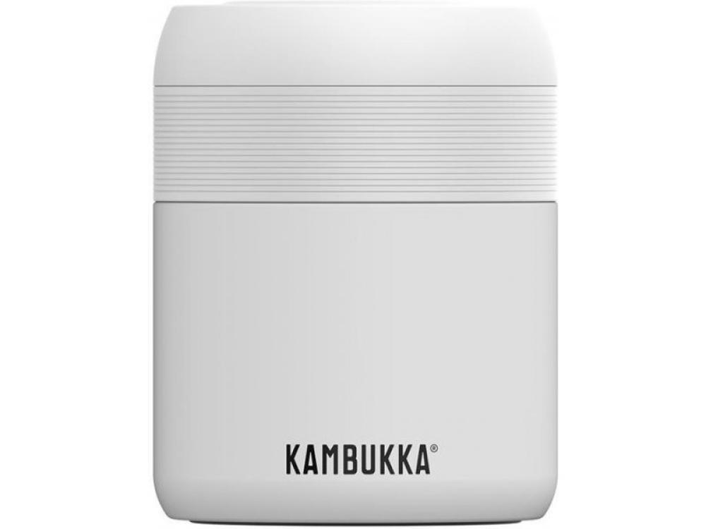 BORA ĒDIENU TERMOSS 600ML, MATĒTS, PIENA BALTS, Kambukka