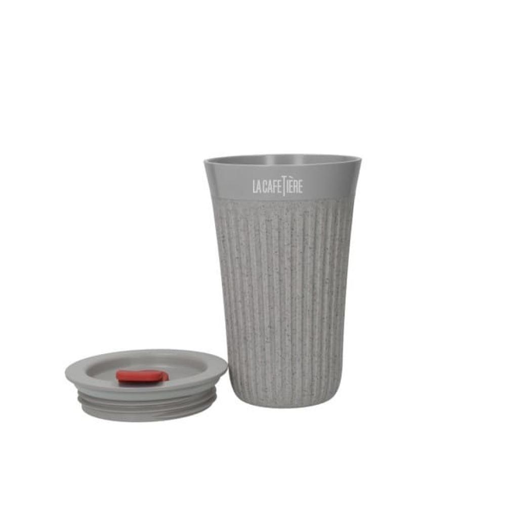 LA CAFETIÈRE TERMOKRŪZE 340ML, PELĒKA, BIOPLASTMASA, La Cafetiere