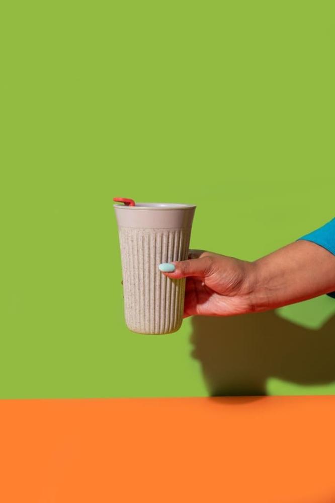 LA CAFETIÈRE TERMOKRŪZE 340ML, PELĒKA, BIOPLASTMASA, La Cafetiere