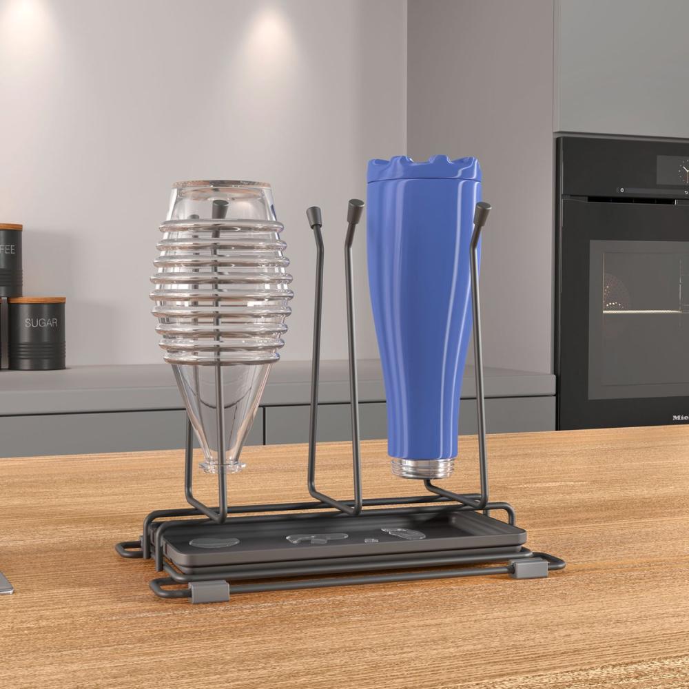 LAVA PUDEĻU, VĀZES, GLĀŽU ŽĀVĒTĀJS 25X14CM, MELNS, NER.TĒR/PLASTMASA, TOUCH THERM PĀRKL., Metaltex