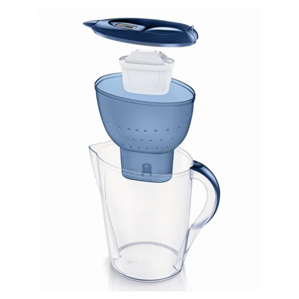 MARELLA ŪDENS FILTRKRŪZE 3.5L, AR 2 KĀRTRIDŽIEM, ZILĀ KRĀSĀ, BRITA
