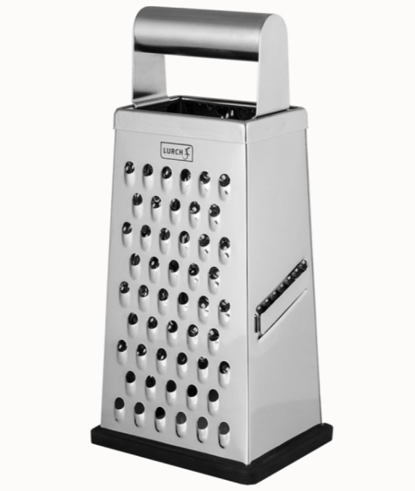 GRATER 24.5x11x8.6CM, SQUARE, FOUR SIDED, ST.STEEL, Lurch
