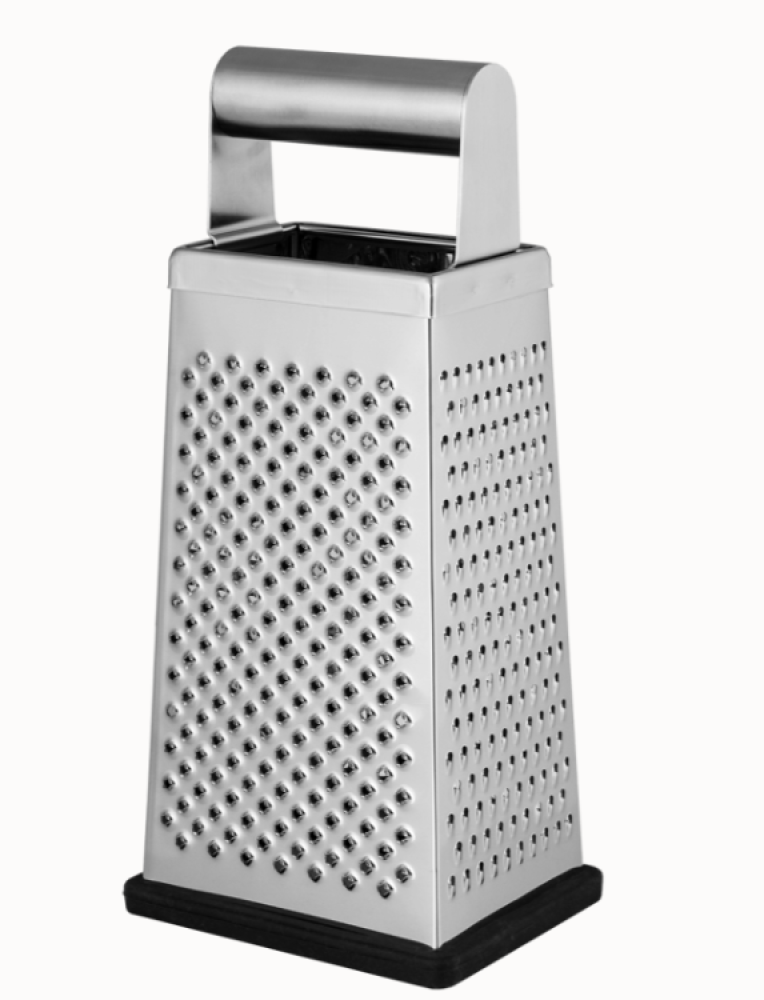GRATER 24.5x11x8.6CM, SQUARE, FOUR SIDED, ST.STEEL, Lurch