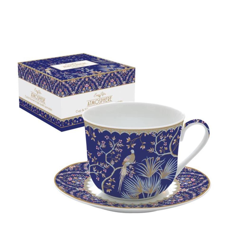 ECLECTIC CHIC BROKASTU KRŪZE 400ML AR APAKŠTASI, PORCELĀNS, Easy Life