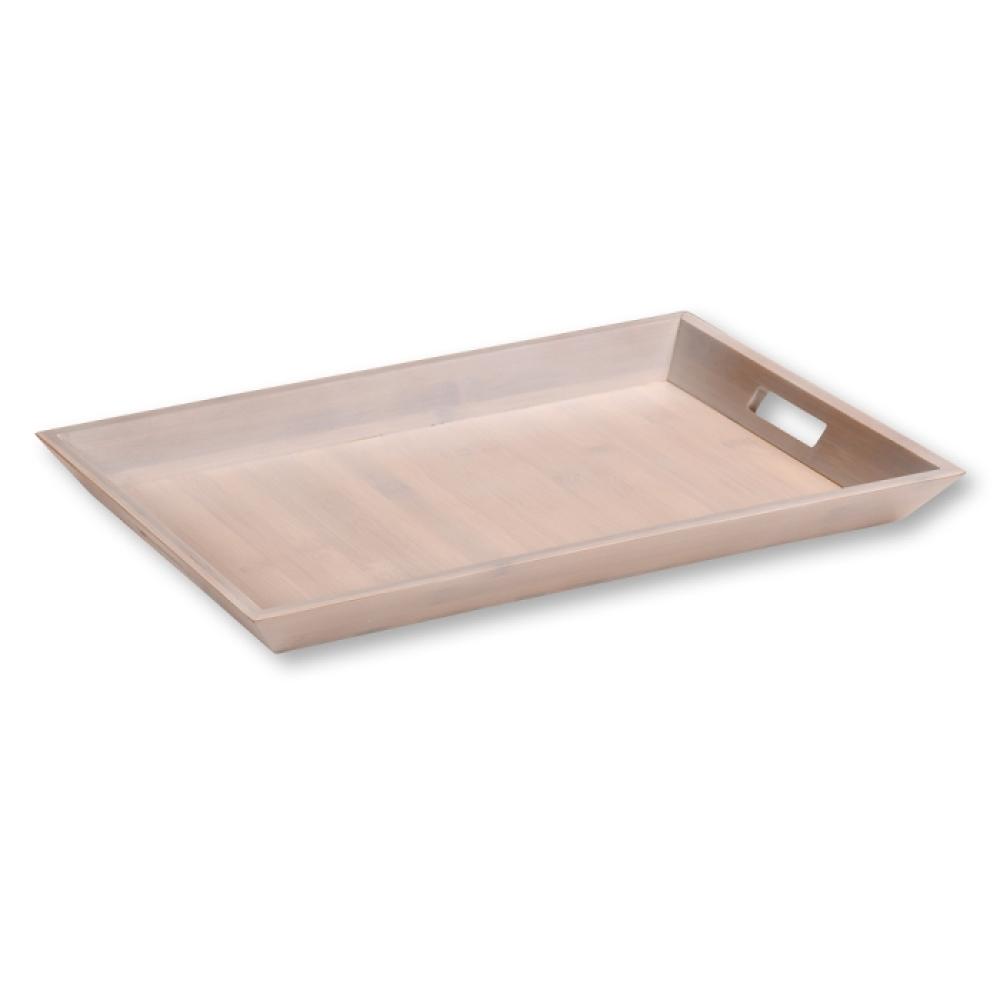SERVING TRAY 52X33x4CM, WHITE BAMBOO, FCS, Kesper