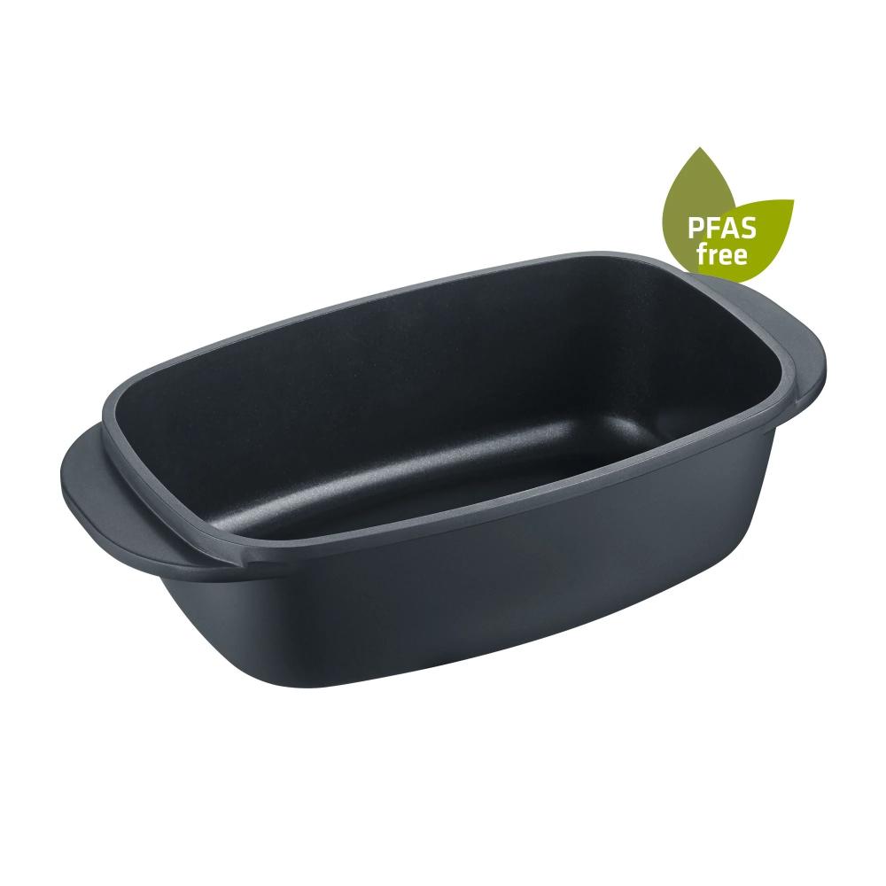 CASSEROLE POT 5.2L, 32X21X11CM, WITH GLASS LID, BLACK, CAST IRON, INDUCTION, Berndes