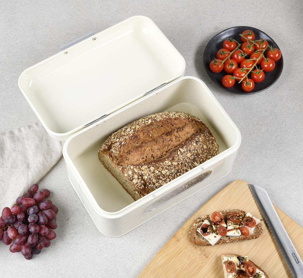 MAIZES KASTE 30x18x15CM, KREMKRĀSAS, METĀLS, Kesper