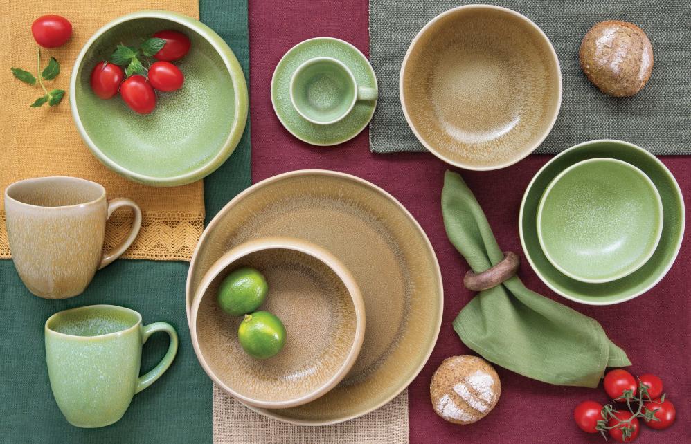 TERRA CUP 220ML WITH SAUCER, SAND COLOR, CERAMICS, Easy Life