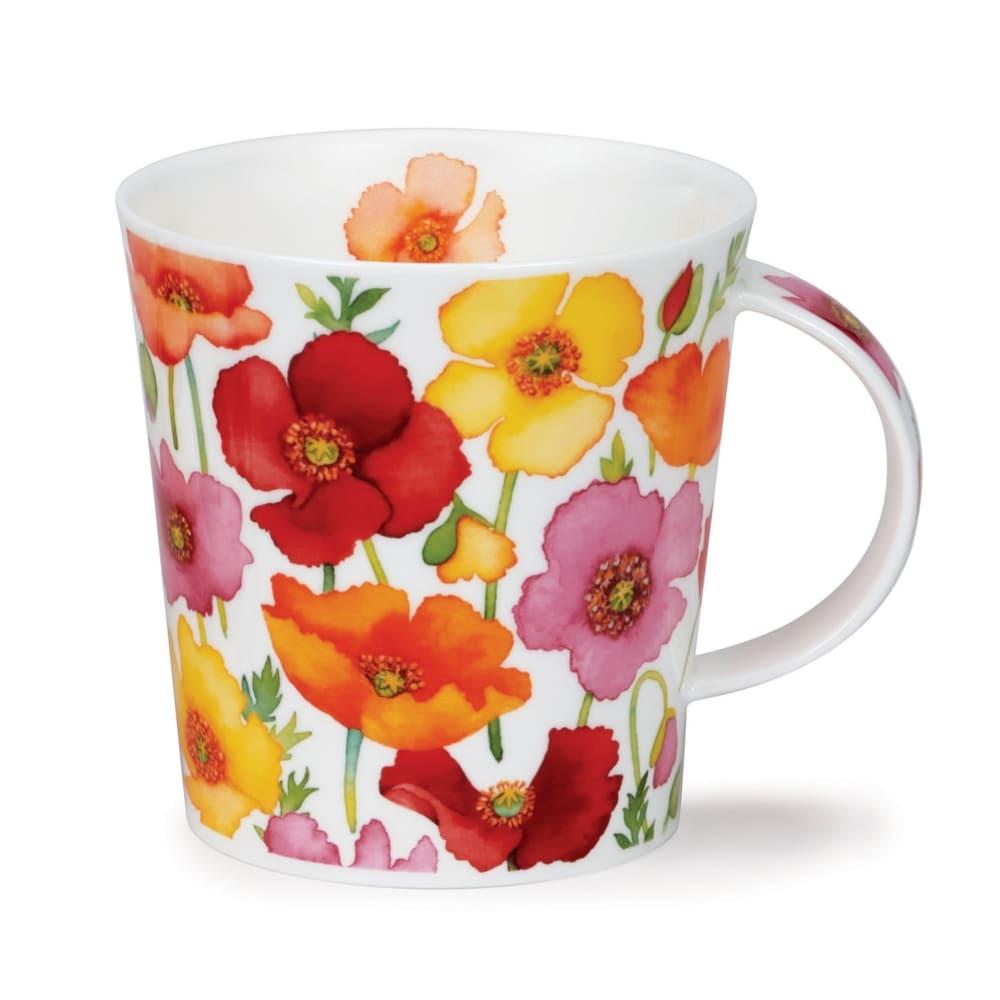 CAINGORN MUG 480ML FLORAL FIESTA POPPY, Dunoon