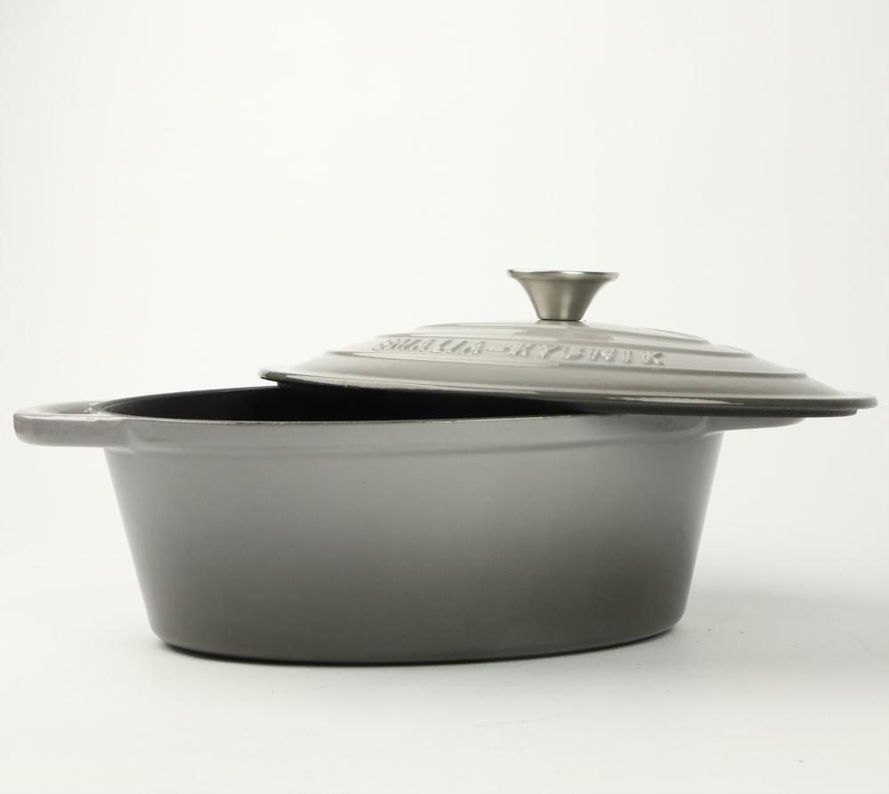 JADWIGA KATLS SAUTĒŠANAI 4L, 29CM, PELĒKA, ČUGUNS, INDUKCIJAI, Prymus-AGD