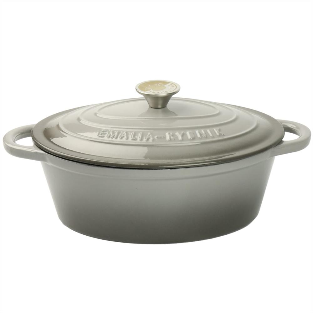 JADWIGA KATLS SAUTĒŠANAI 4L, 29CM, PELĒKA, ČUGUNS, INDUKCIJAI, Prymus-AGD