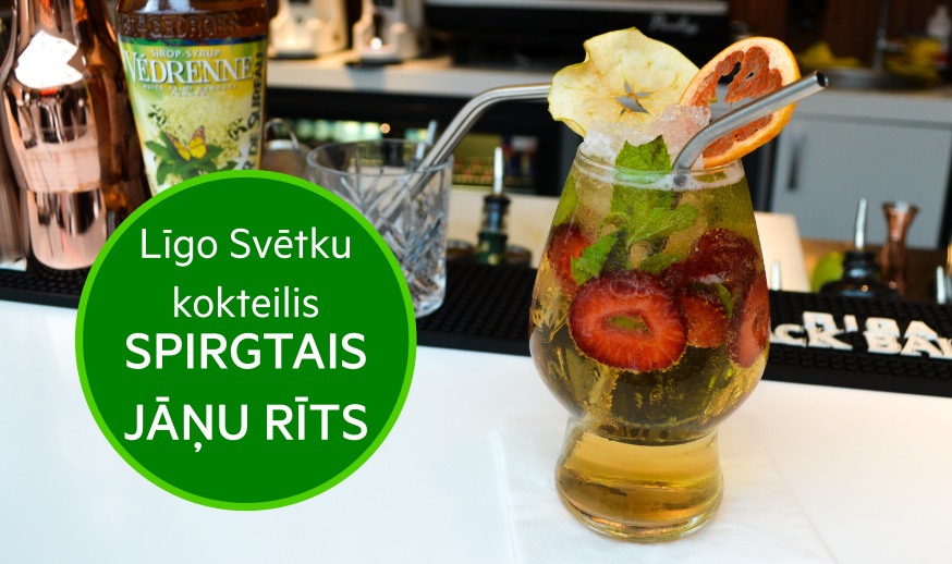 Līgo svētku kokteiļa pagatavošana
