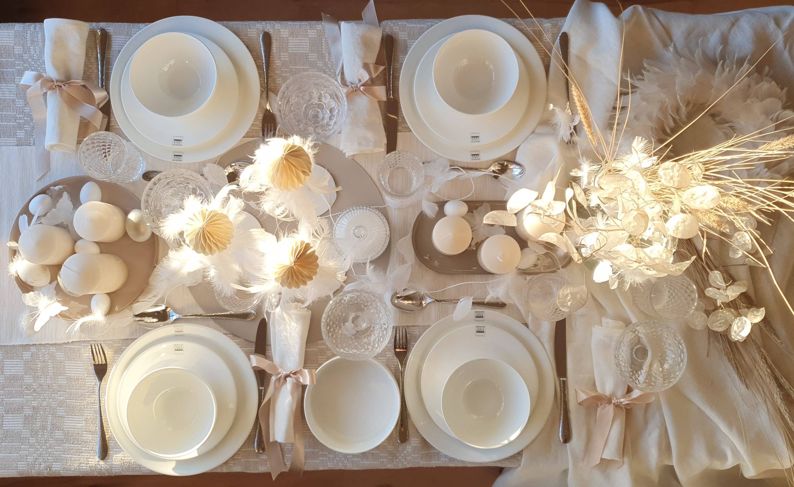 Idejas Lieldienu galda noformējumam