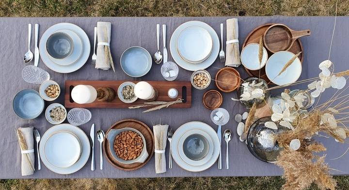 Idejas pavasarīgam galda noformējumam